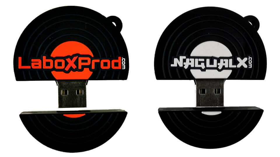 Clé usb Vinyle Laboxprod 2 pouces