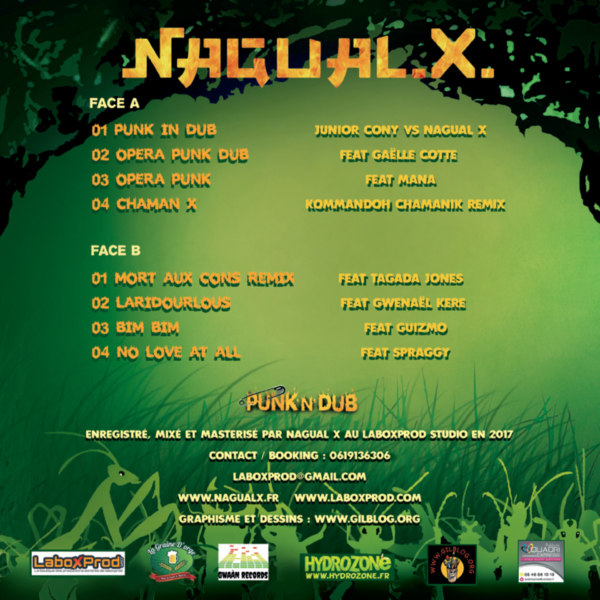 Vinyle Nagual X Punk N Dub dos